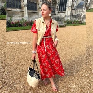 MANGO Ruched dress - worn once